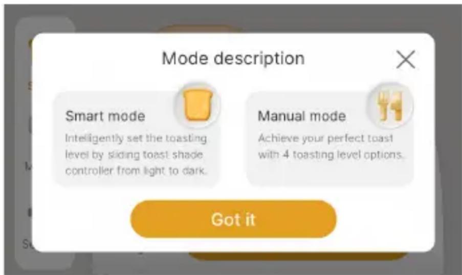 TINECO Toasty One - Mode Description - 1