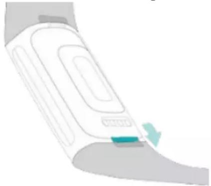 FITBIT Charge 6 - Retirer un bracelet - 1