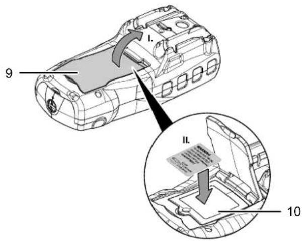 TROTEC BE60 - Mise en place de l'étiquette d'avertissement - 1