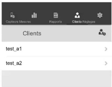 TROTEC BE60 - Sous-menu CLIENTS - 1