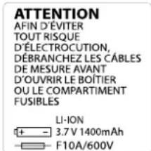 TROTEC BE60 - Avertissement - 1
