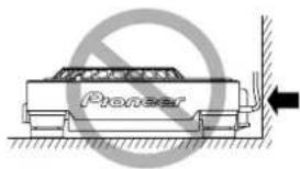 PIONEER PC-X10 - CAUTIONS REGARDING HANDLING PRECAUTIONS CONCERNANT LA MANIPULATION - 1