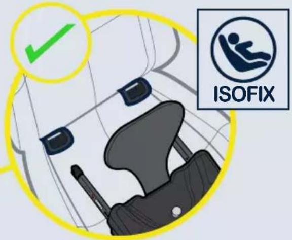 ✓ ISOFIX