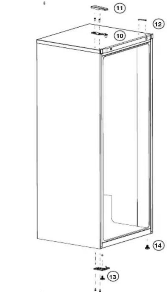 BEKO RSSE265K40WN - Vending af dør - 2