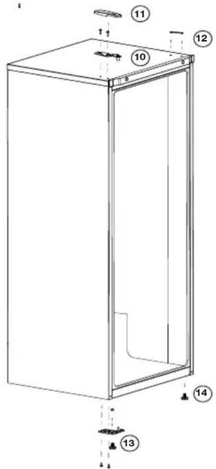 BEKO RSSE265K40WN - Waarschuwing Deur open - 2