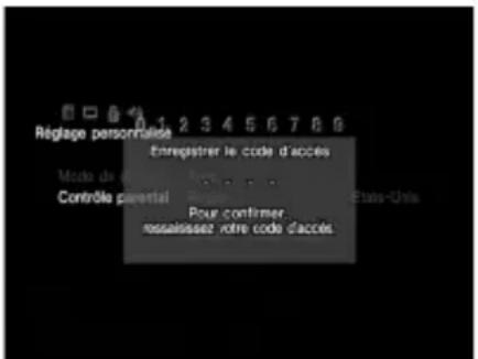SONY SCPH-10171 - Entrez votre code d'accès à quatre chiffres à l'aide des touches numérotées. - 1
