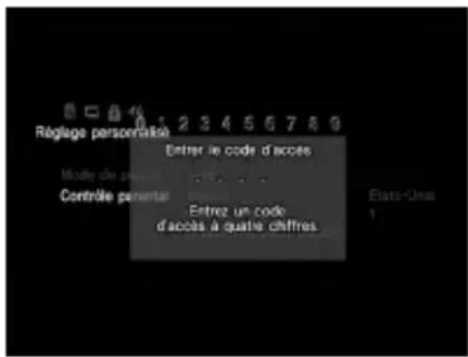SONY SCPH-10171 - Sélectionnez "Contrôle parental" à l'aide des touches directionnelles et appuyez sur la touche ×. - 1