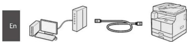 CANON imageRUNNER 2206iF - Connecting via a LAN - 1