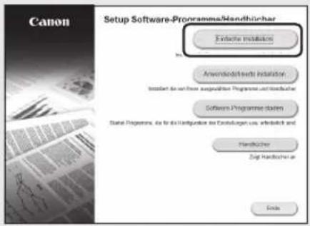 CANON imageRUNNER 2206iF - Installieren der Software - 2