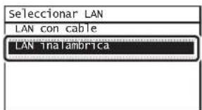 CANON imageRUNNER 2206iF - Cambio del método de conexión a la red LAN inalámbrica - 2