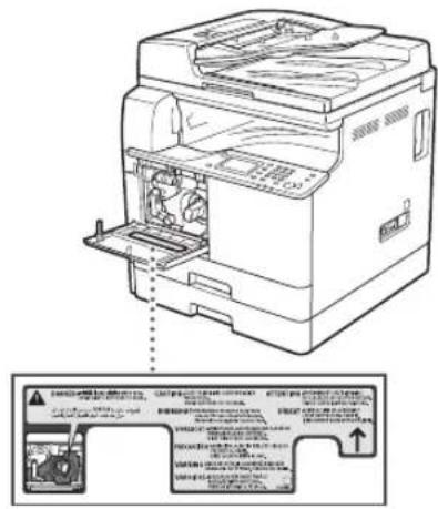 CANON imageRUNNER 2206iF - Laser Safety - 1