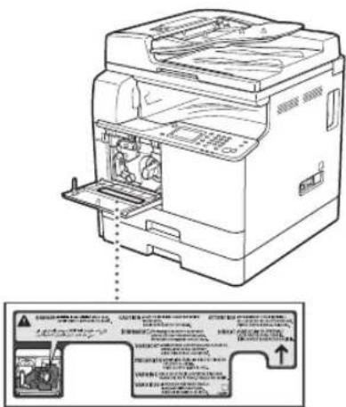 CANON imageRUNNER 2206iF - Sécurité relative au laser - 1