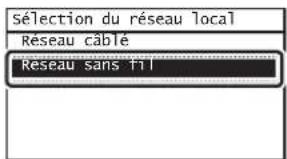CANON imageRUNNER 2206iF - Changement de la méthode de connexion pour passer au réseau sans fi I - 1