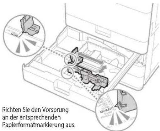 CANON imageRUNNER ADVANCE 4545i III - Einlegen von Papier in die Papierkassette - 2