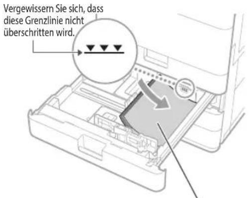 CANON imageRUNNER ADVANCE 4545i III - Einlegen von Papier in die Papierkassette - 3