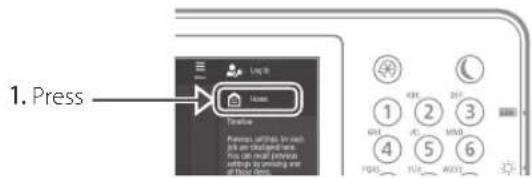 CANON imageRUNNER ADVANCE 4545i III - Check the server information. - 1