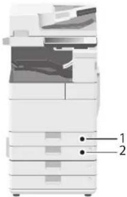 CANON imageRUNNER ADVANCE 4545i III - Wenn Sie einen anderen Papiertyp eingelegt haben als der voreingestellte - 3