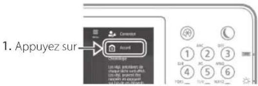 CANON imageRUNNER ADVANCE 4545i III - Si vous ne parvenez pas à transférer des fax - 1