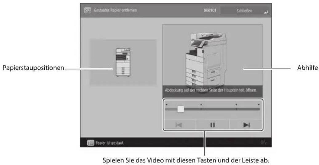 CANON imageRUNNER ADVANCE 4545i III - Papierstau tritt auf - 1