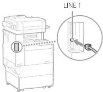 CANON imageRUNNER ADVANCE 4545i III - Wenn kein Piepton (Wählton) zu hören ist - 1