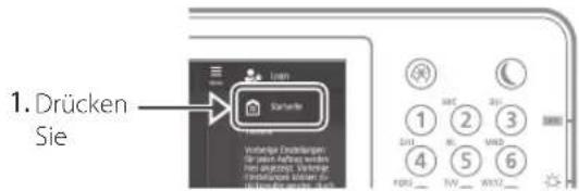 CANON imageRUNNER ADVANCE 4545i III - Prüfen Sie die Serverinformationen. - 1