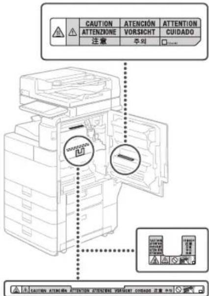 CANON imageRUNNER ADVANCE 4545i III - Laser Safety - 2