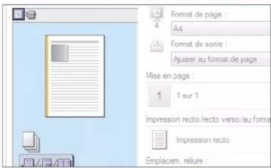 CANON imageRUNNER ADVANCE C3520i III - Modifiez les parametes d'impression en un seul cli c! - 1