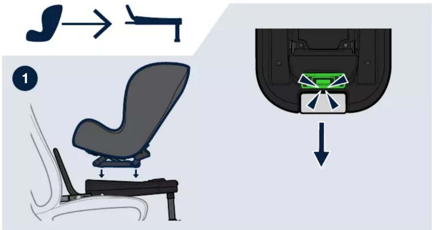 Diagram illustrating seat replacement process with labeled steps and component details