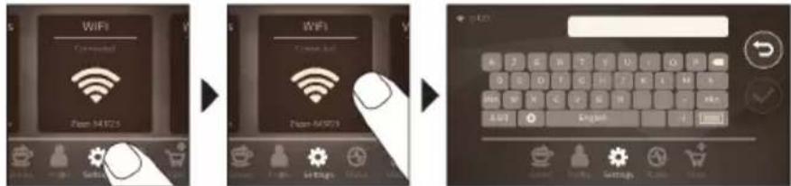 PHILIPS Saeco GranAroma Deluxe SM6682 - Sådan tilslutter du til Wi-Fi - 1