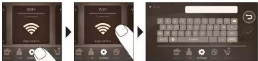 PHILIPS Saeco GranAroma Deluxe SM6682 - Prisijungimas prie „Wi-Fi“ - 1