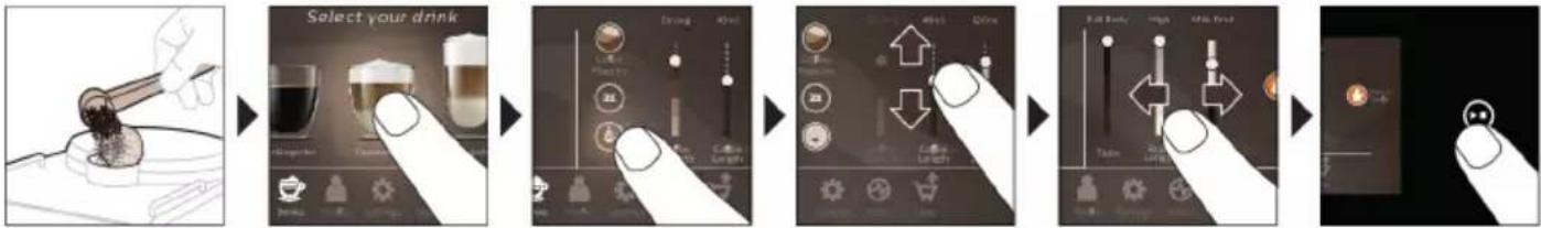 PHILIPS Saeco GranAroma Deluxe SM6682 - Brygga kaffe av förmalet kaffe - 1