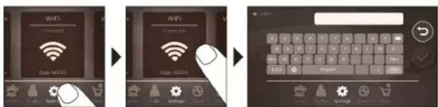 PHILIPS Saeco GranAroma Deluxe SM6682 - Verbindung mit WLAN herstellen - 1