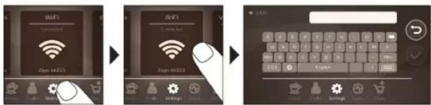 PHILIPS Saeco GranAroma Deluxe SM6682 - Connexion au réseau Wi-Fi - 1
