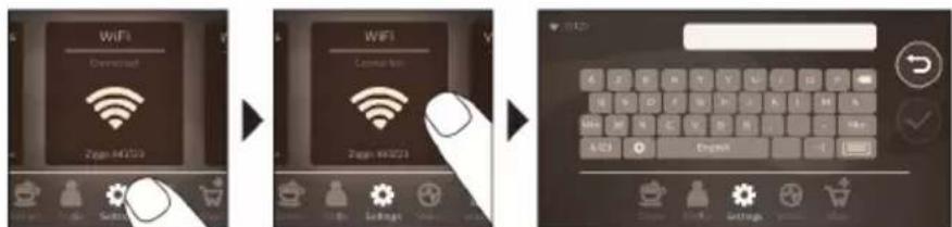 PHILIPS Saeco GranAroma Deluxe SM6682 - Csatlakozás Wi-Fi-hálózathoz - 1