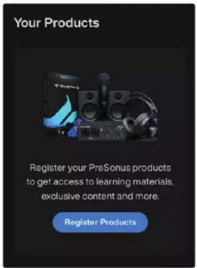 PRESONUS Eris Pro 8 - Enregistrement du produit - 1