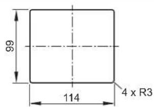 IFM CR1140 - Découpe du tableau de commande - 1