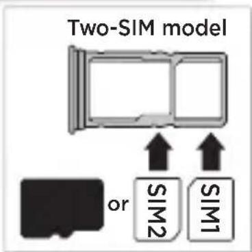 Two-SIM model or SIM2 SIM1