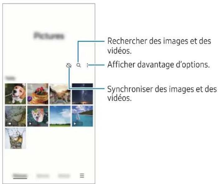 SAMSUNG Galaxy M34 5G - Utiliser la Galerie - 1