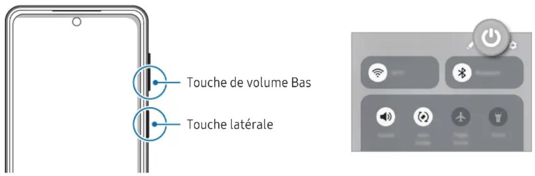 SAMSUNG Galaxy M34 5G - Allumer et éteindre l'appareil - 2