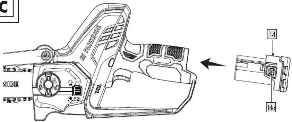 PARKSIDE PGHSA 12 C2 - MINI-TRONÇONNEUSE À BOIS SANS FIL 12 V - 6