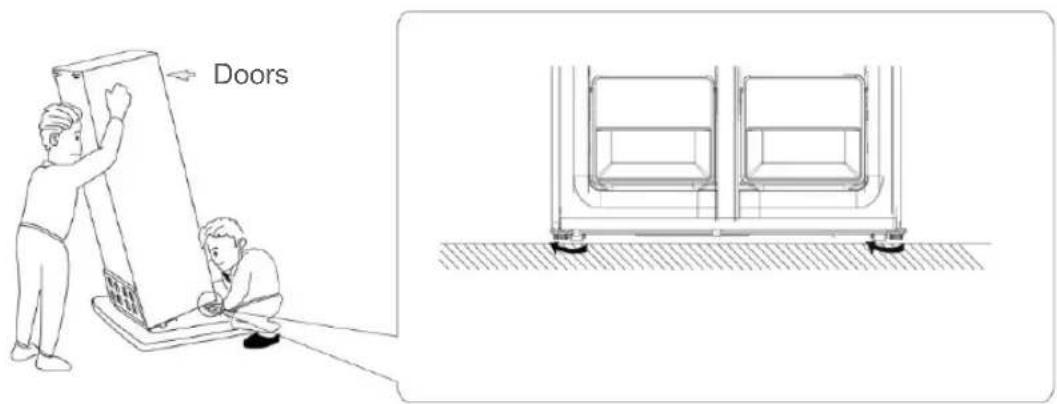 BLAUPUNKT 5CD891SC0 - LEVELLING THE APPLIANCE - 1