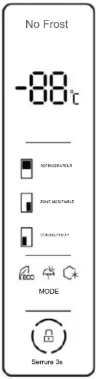 BLAUPUNKT 5CD891SC0 - RECOMMANDATION DE RÉGLAGE DE LA TEMPÉRATURE - 1