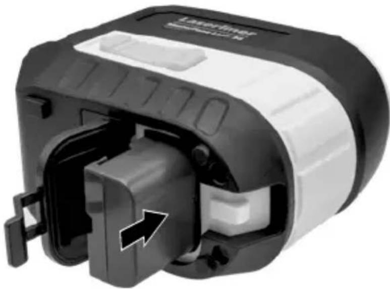 Laserliner MasterPlane-Laser 3G Plus - Utilizar una batería de iones de litio - 1