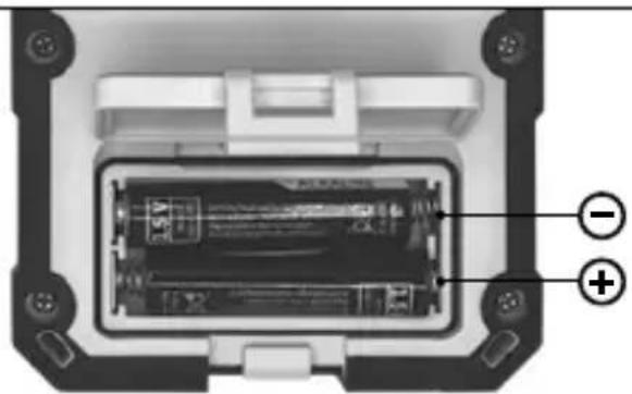 Laserliner RangeXtender M50 - 1sætning af batterier - 1