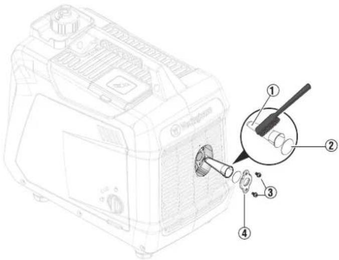 WESTINGHOUSE iGen2800c - NETTOYAGE DU PARE-ÉTINCELLES - 2