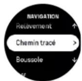 SUUNTO Race - Chemin tracé - 1