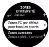 SUUNTO Race - Définir les zones FC par défaut - 1