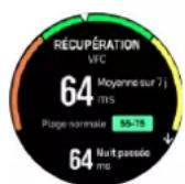 SUUNTO Race - Récupération, VFC (Variabilité de la fréquence cardiaque) - 1