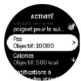 SUUNTO Race - Objectifs d'activité - 1