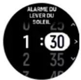 SUUNTO Race - Alarmes de lever et de coucher du soleil - 2